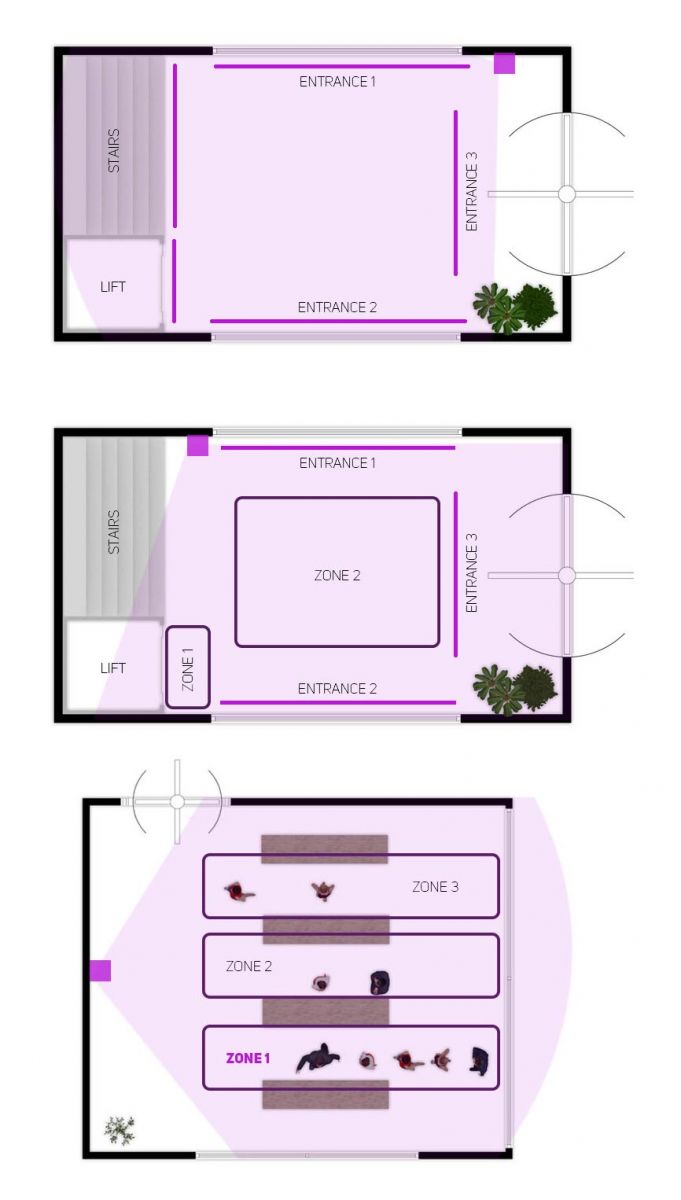 SensMax TAC-B személyszámláló radar telepítése bevásárlóközpontokban