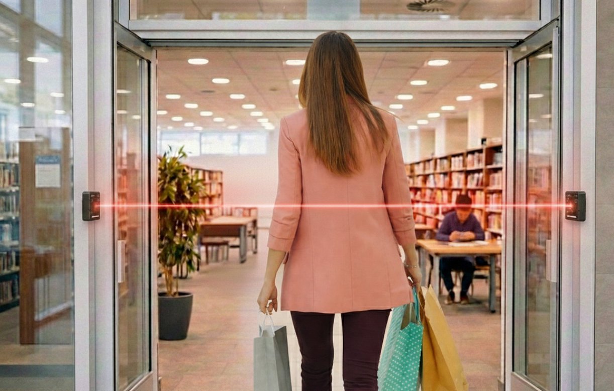 SensMax S1 vezeték nélküli személyszámláló kiskereskedelmi üzlethez