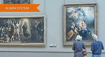 Vezeték nélküli riasztórendszer műtárgyak védelmére